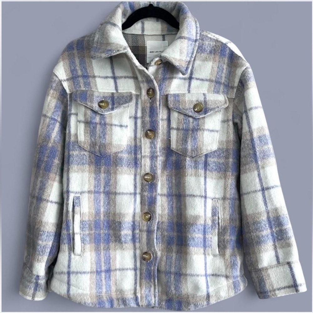 Plaid Shacket - image 1